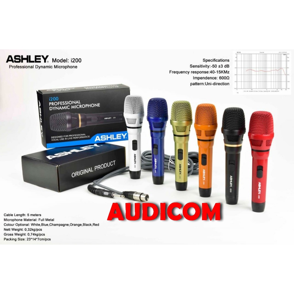 MIC ASHLEY I200 MIC KABEL ASHLEY I200