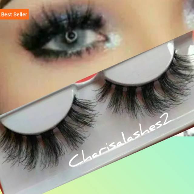 [ Bayar Di Tempat ] BULU MATA 3D  Bulu Mata Palsu   Bulu mata 3D Lusinan Charisalashes2  Bulu Mata