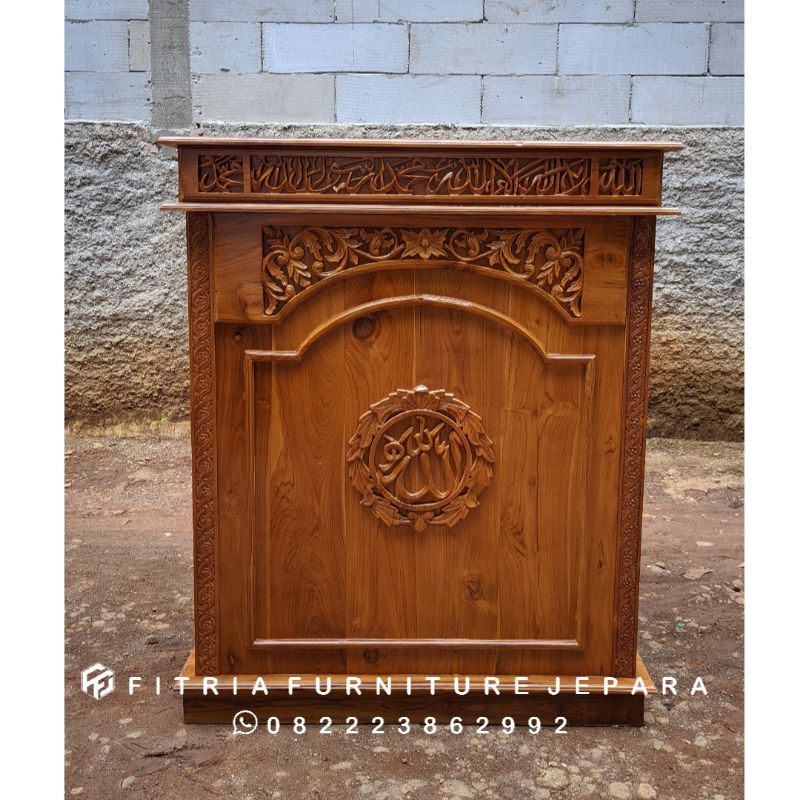 mimbar kubah jati jepara minar jati mimbar masjid jepara mimbar ukir
