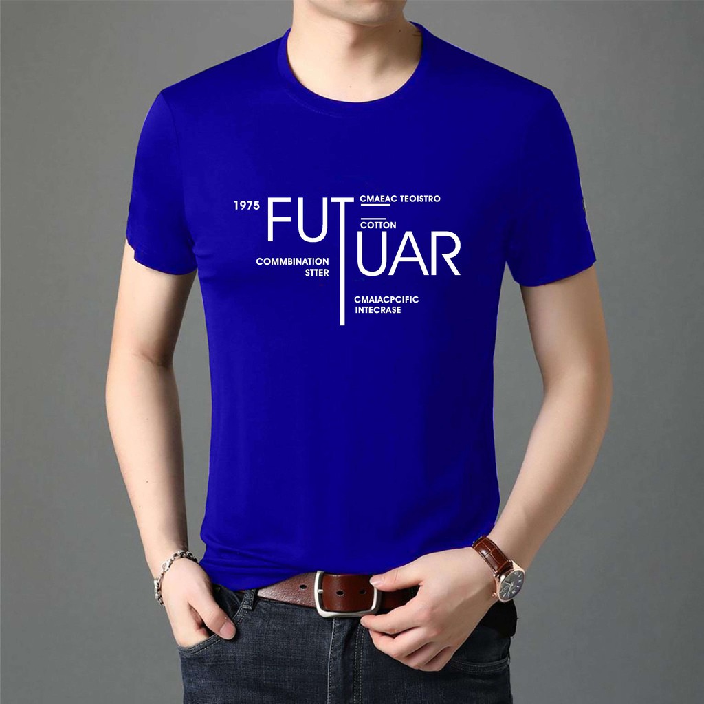 BS/COD/BAJU KAOS TANGAN PENDEK FUTUA/PRIA/REALPICTURE