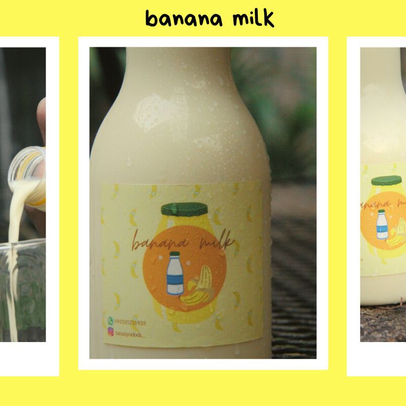 

Banana Milk/Susu Pisang/ #miripBinggraebotol