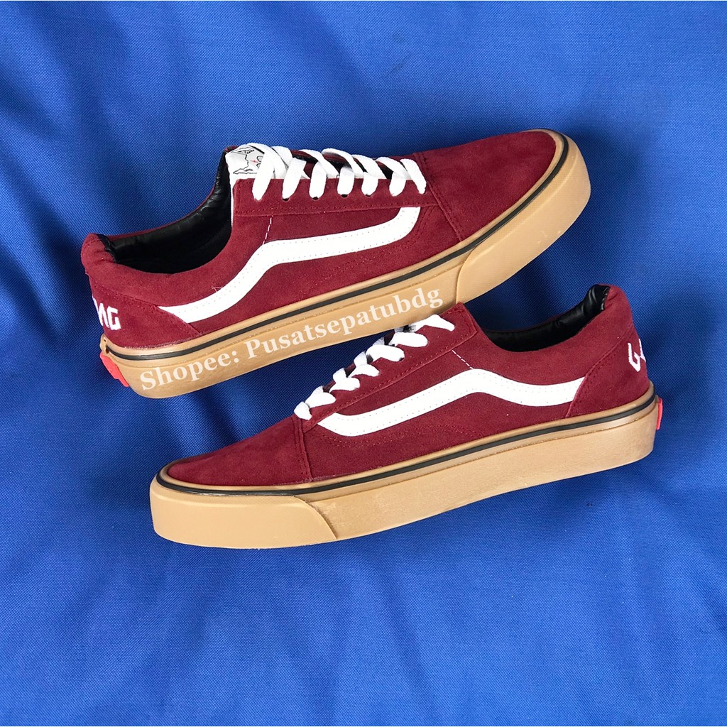 VANS OLDSKOOL GOLFWANG MAROON GUM