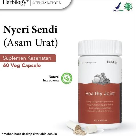 

BISA COD Herbilogy Healthy Joint - Asam urat & Nyeri Sendi 60 kapsul /OBAT HERBAL ASAM URAT/OBAT HERBAL PELANGSING/OBAT HERBAL KOLESTEROL/OBAT HERBAL DIABETES