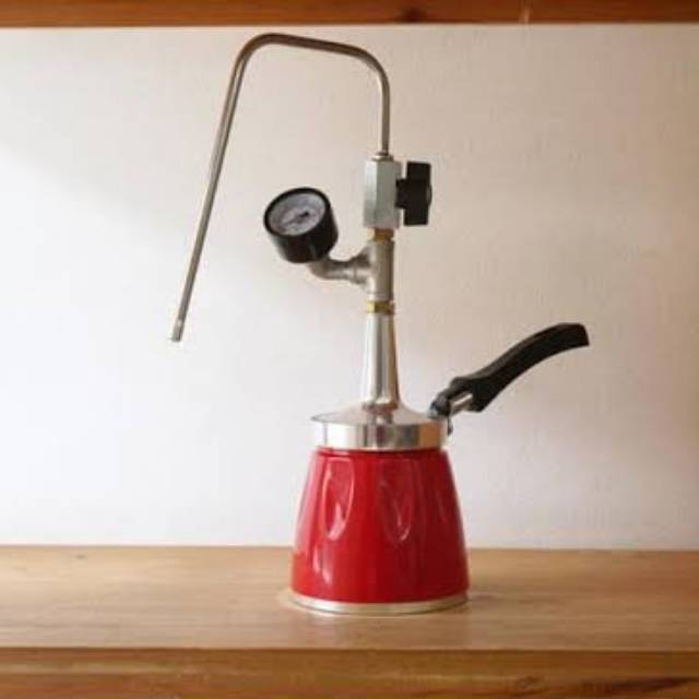 RED STEAMER Alat Frothing Susu