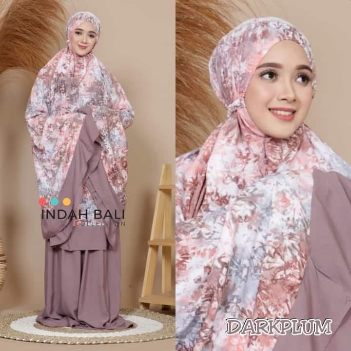 Mukena Bali Tie dye Smoke Atas super jumbo