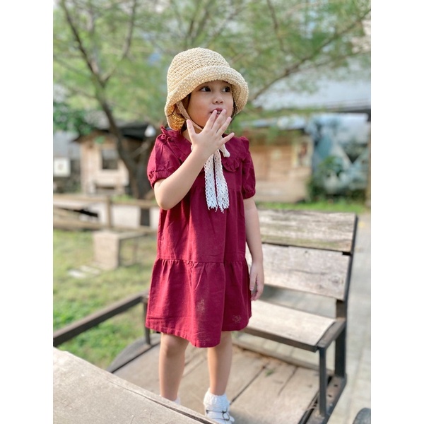 Dress Anak Linen Salsabila Original Super Premium Pakaian Anak Perempuan Terlaris Termurah Best Seller