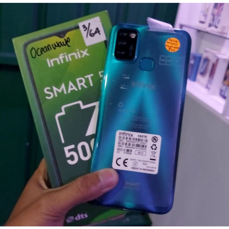 HP Second Handphone Bekas Seken Murah Cuci Gudang Infinix Smart 5 3/64GB