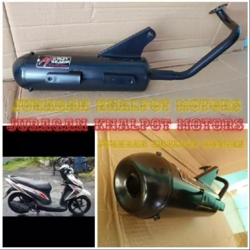 Knalpot racing bobokan model CSR vario 110 fi