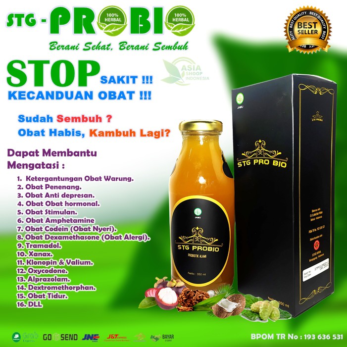 STOP KETERGANTUNGAN OBAT // STG PROBIO // SOLUSI ATASI KETERGANTUNGAN OBAT // STG PRO BIO PROBIO