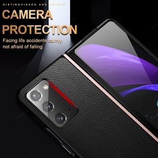 Samsung galaxy Z Fold 2 5G Case Genuine Leather Cover For