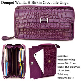 Dompet H BRKN Croco Shopee Indonesia