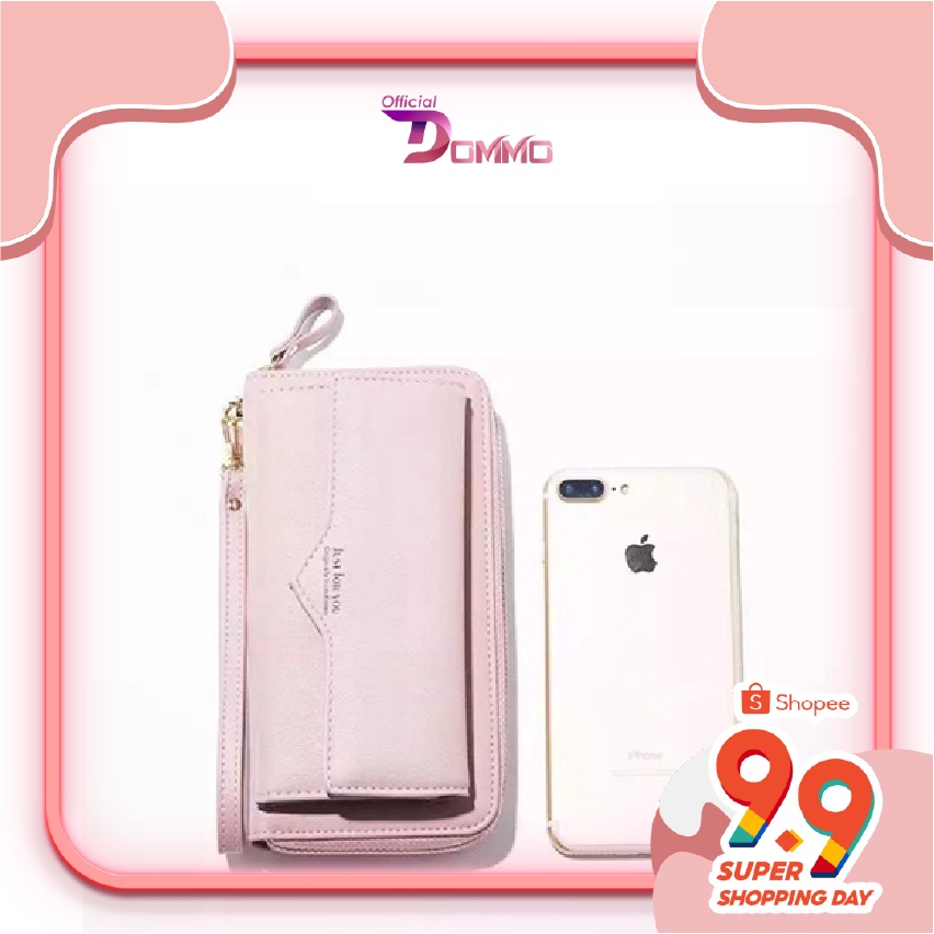 [LOKAL] DOMMO - D1206 DOMPET JUST FOR YOU Dompet Lipat Wanita MORYMONY JAKARTA BISA COD