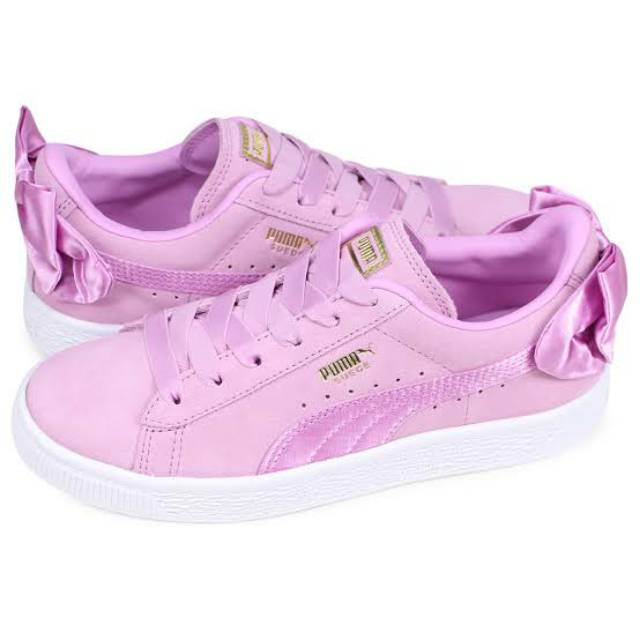 SEPATU ANAK PUMA SUEDE BOW AC PS ORIGINAL