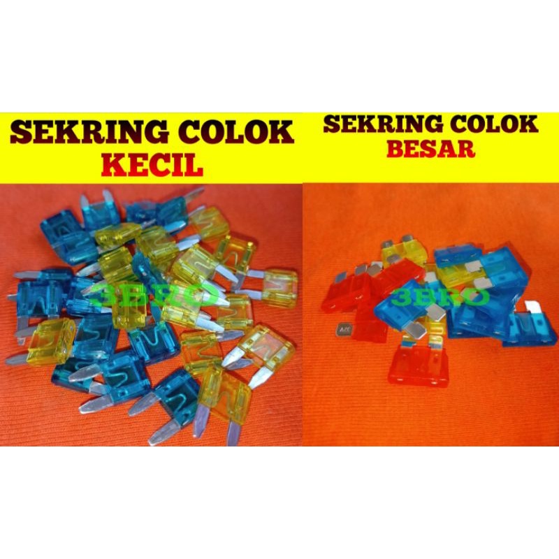 SEKRING COLOK BESAR KECIL 10a 15a 20a