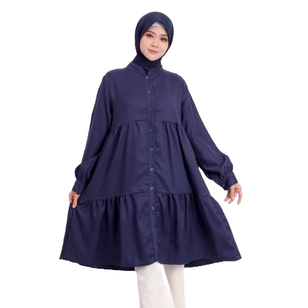 LONG TUNIK WANITA BUSUI KEMEJA LONG TUNIK WANITA 811