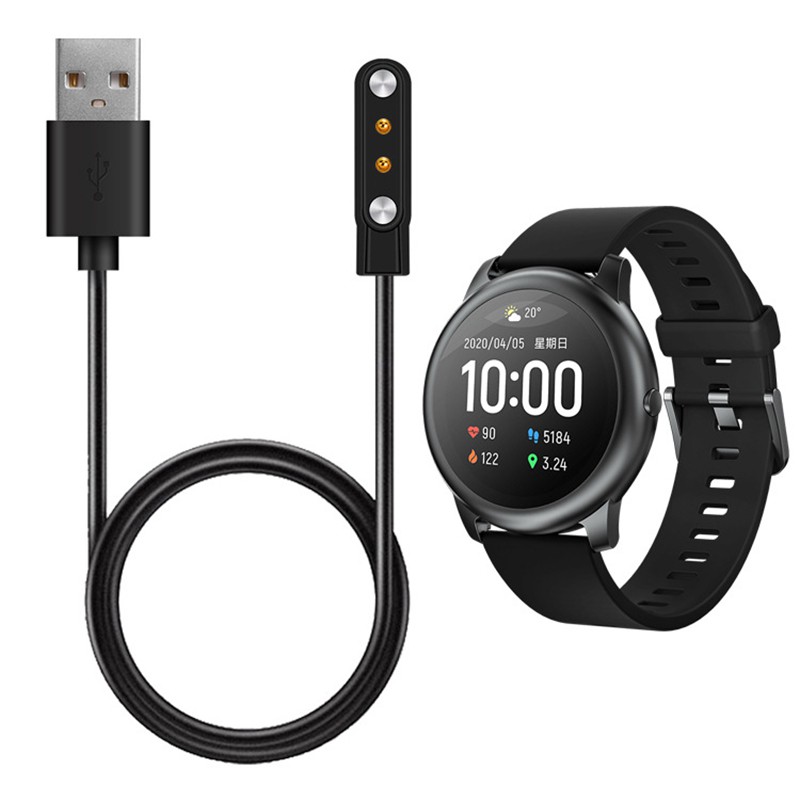 Kabel Charger Usb Panjang 1m Untuk Smartwatch Xiaomi Haylou Solar Ls05 Haylou