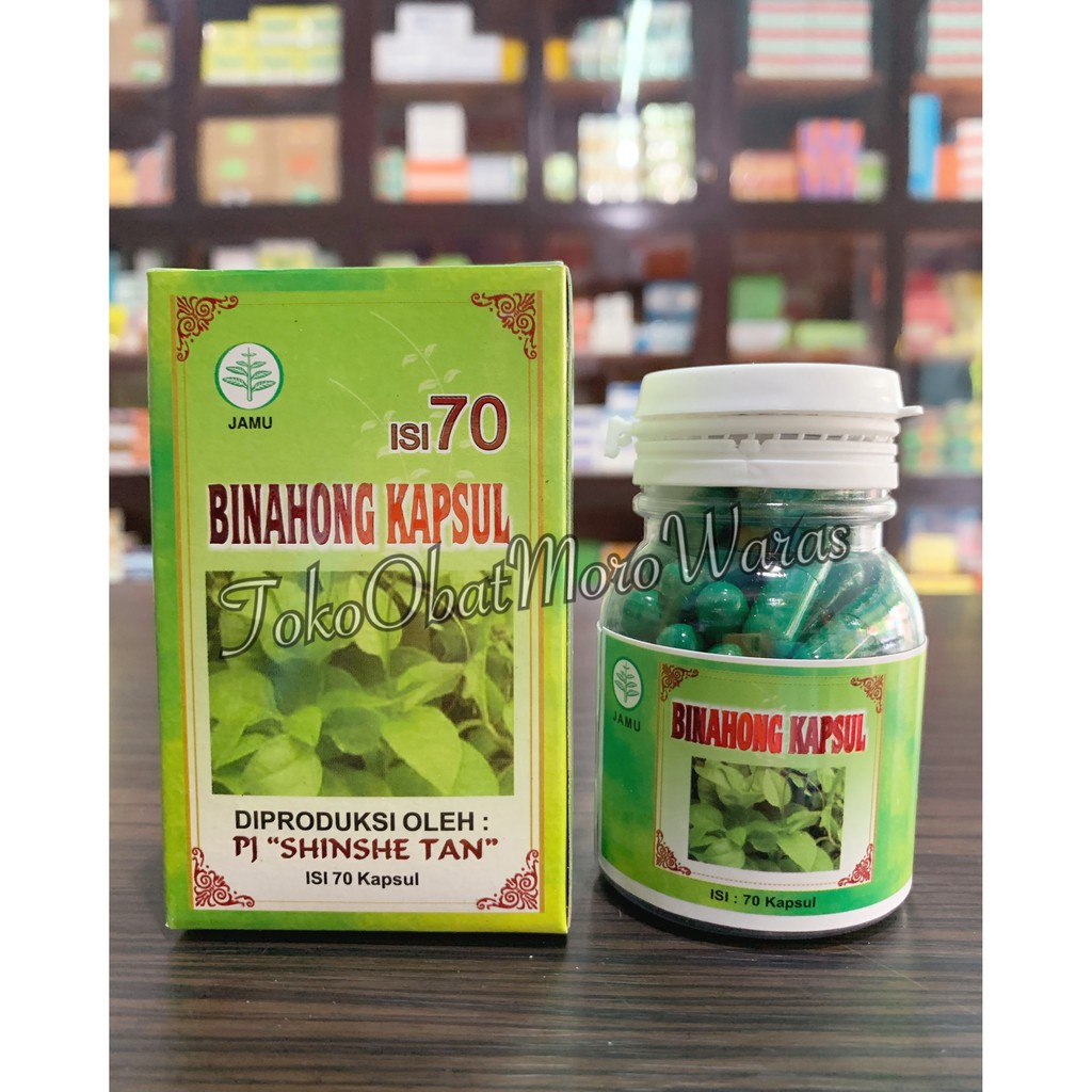 BINAHONG Kapsul - Obat luka pasca operasi, luka bakar, luka borok