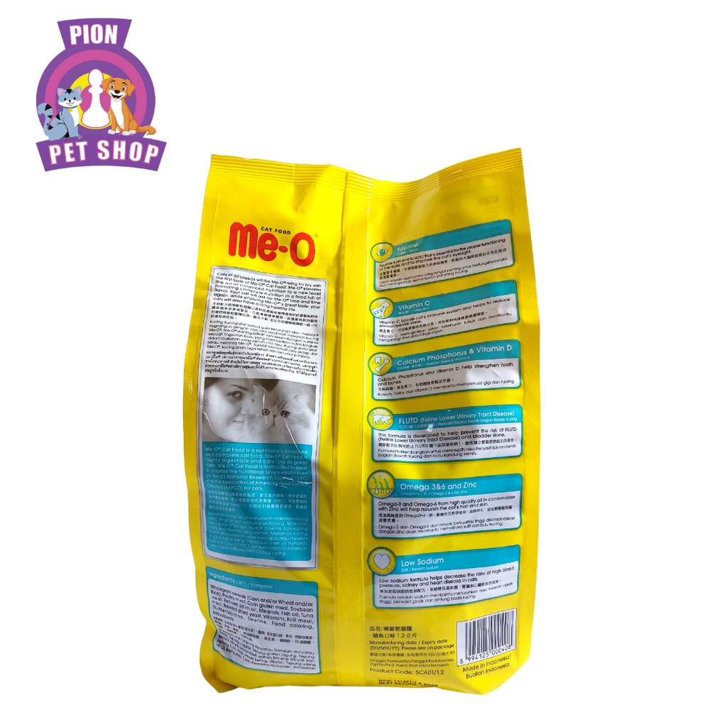 Meo Dry Food 1,1kg Persian/Makanan Kucing kering 1.1kg