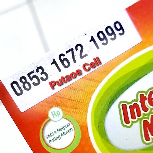 Nomor cantik kartu perdana As Telkomsel triple 9 seri tahun kelahiran 1999