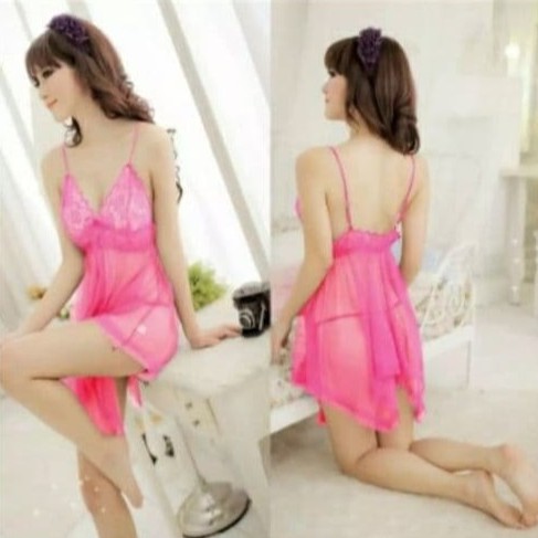 Baju Tidur Seksi Lingerie Sexy Babydoll Linjeri Bahan Lace