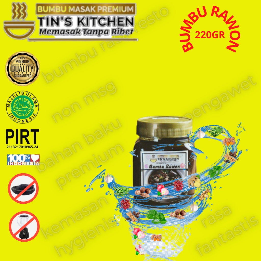 

Bumbu Instan Rawon 220GR Tins Kitchen