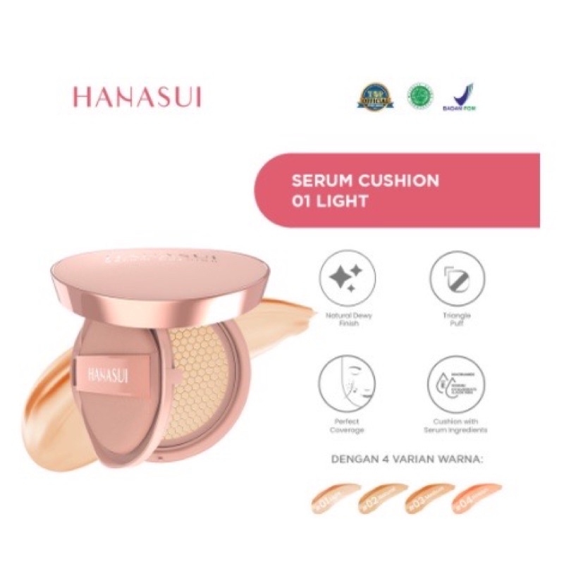 Hanasui Serum Cushion 15g - Alas Bedak