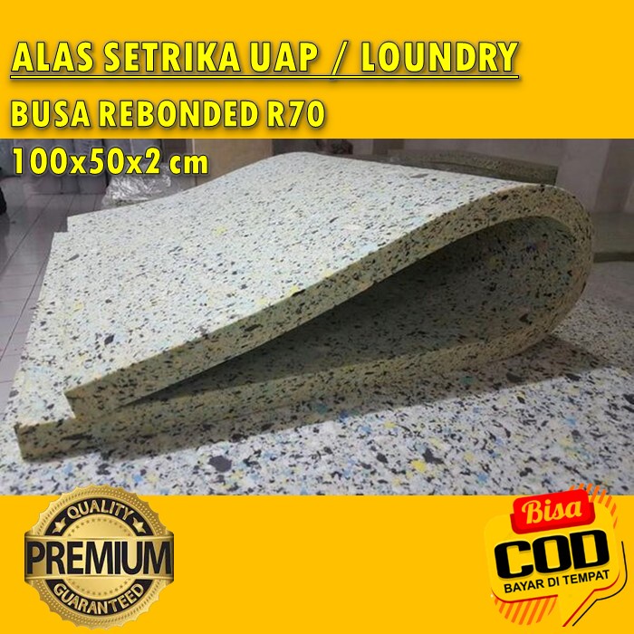 Alas Setrika Uap Busa Rebonded RB70 Busa tebal 2 cm