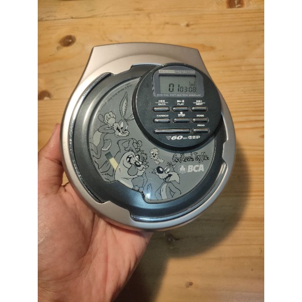 Discman BCA - Looney Tunes Series / Portable Walkman CD Audio Player