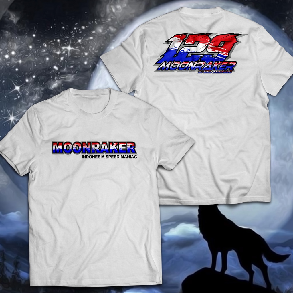 KAOS MOONRAKER INDONESIA SPEED MANIAC 129