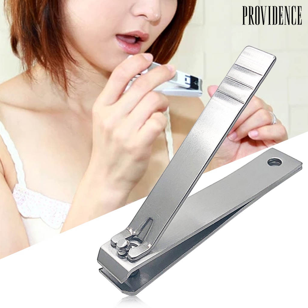 Providence Manicure Cutter Non-slip Nail Care Stainless Steel Flat Mouth Nail Clipper Trimmer for Beauty