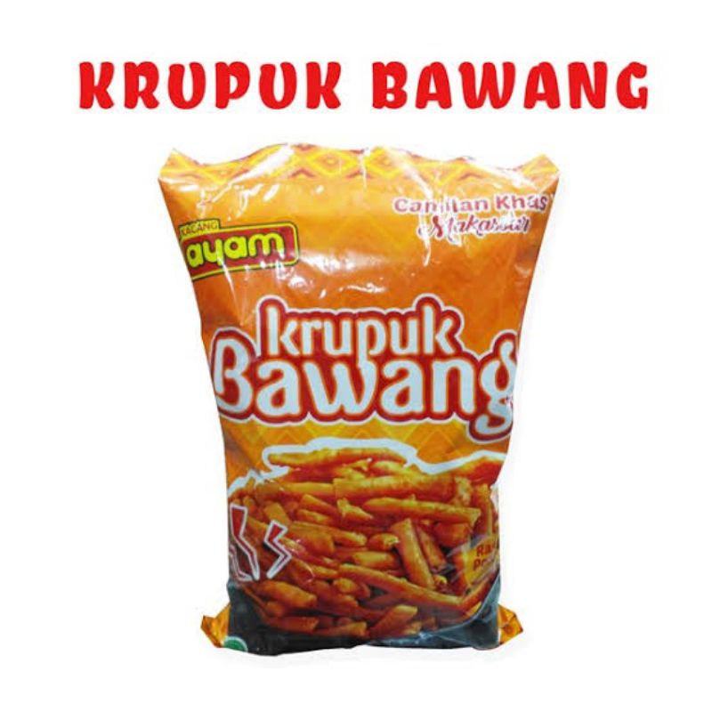 

Krupuk Bawang Cap Ayam 225gr