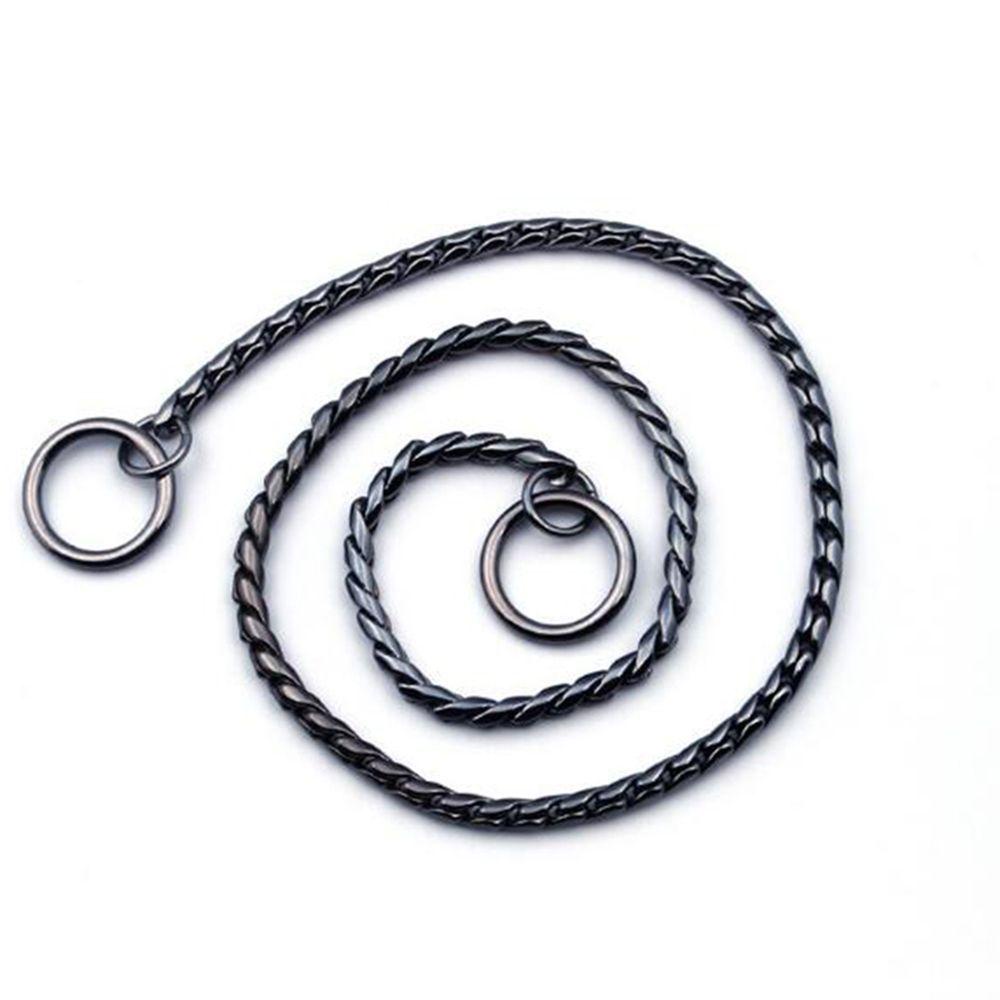 Rebuy Accessories Choke Chain Rantai Ular Kerah Retriever Heavy Duty