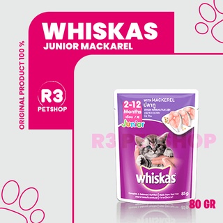 Makanan basah murah untuk Kucing WHISKAS Pouch 80gr All Varian 1dus @24pcs dan @28pcs