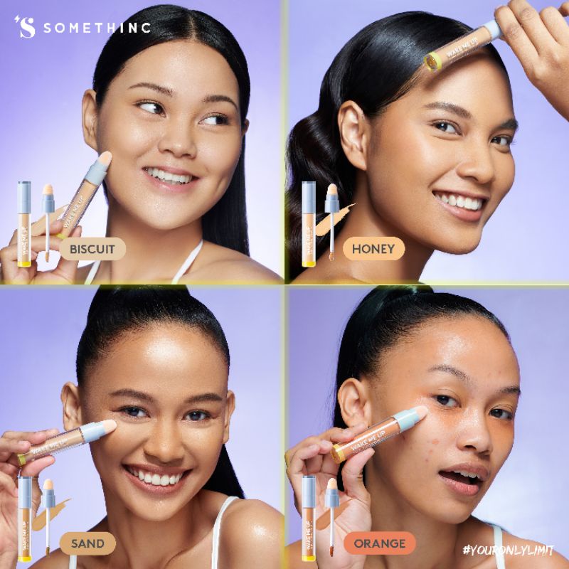 (GOSEND/COD) SOMETHINC WAKE ME UP HD BLUR FULL COVERAGE CONCEALER (TAHAN AIR TAHAN KERINGAT)