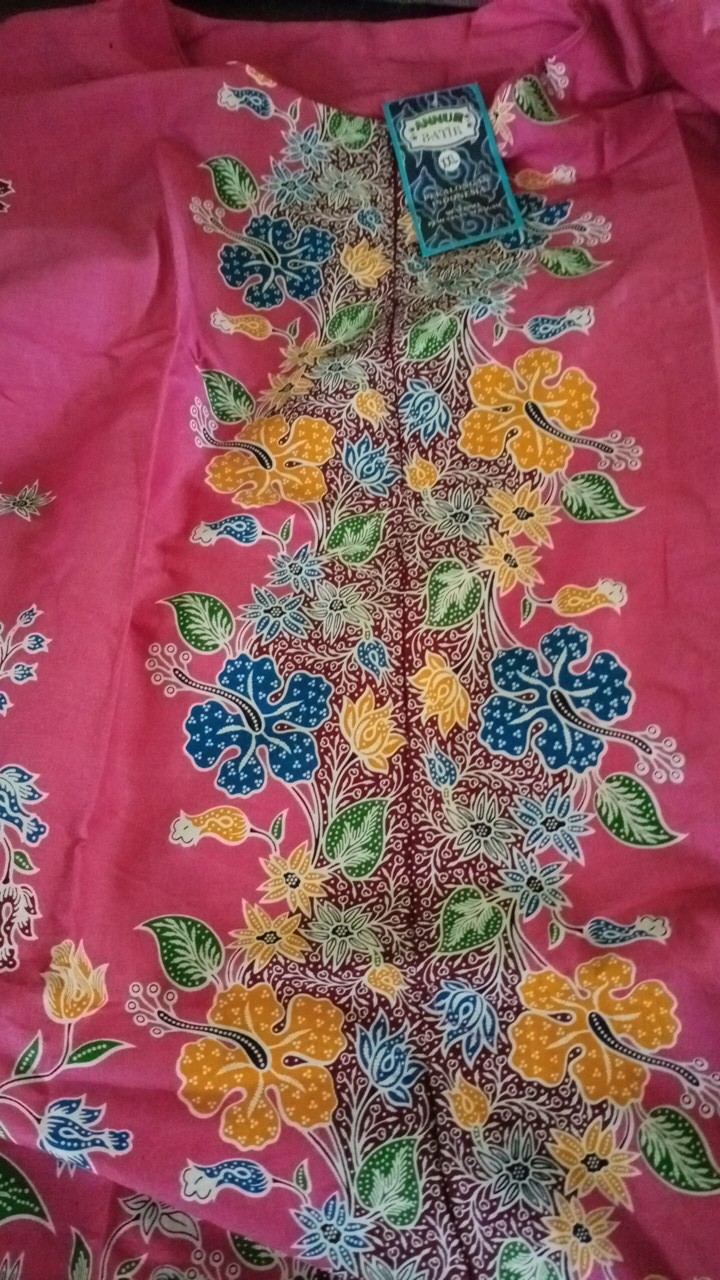 Atasan Batik Wanita / Seragam Kerja / Tunik Unggul Jaya
