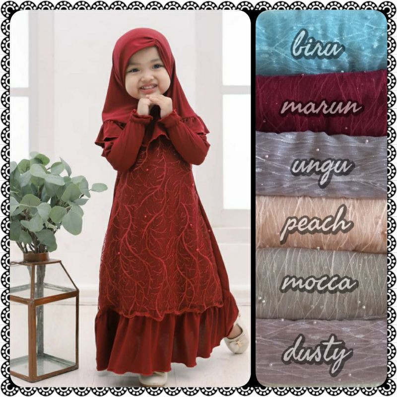 Gamis Syifa Brokat