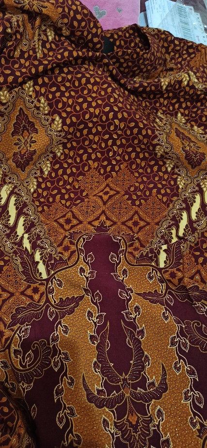 Batik Tunik Ganish 19 Maroon Comb By Ifa