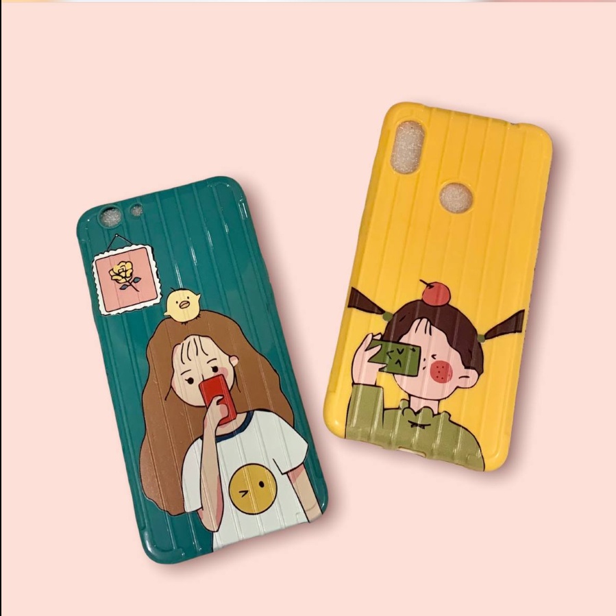 Case Koper Oppo A37 A33 A3s A5s A12 A7 A71 A83 A39 A57 A1k A31 A5 A9 2020 f1s f5 f11 Motif Selfie Gi