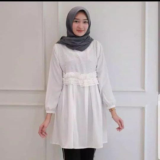 ALMA TOP TUNIK BAHAN BALOTELLI LD 104 PJ 95 T0 FIT XL