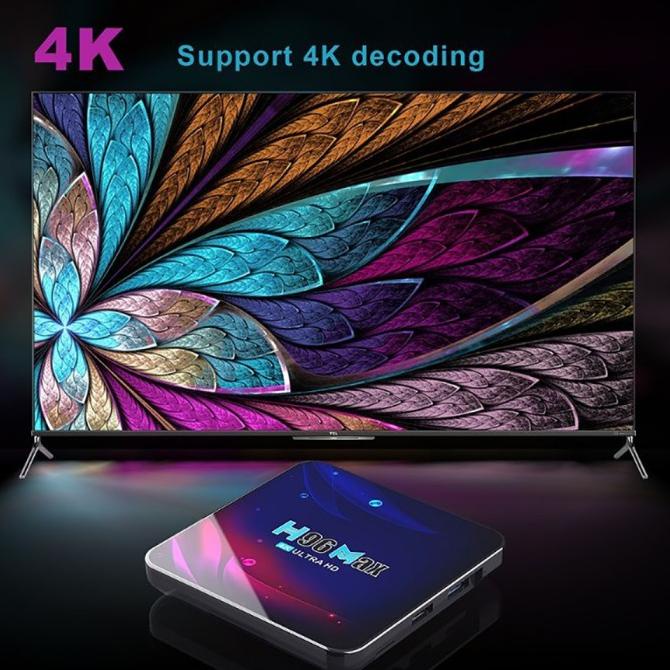 H96 Max UHD 4K 2GB 16GB Android 11 Set Top Box TV