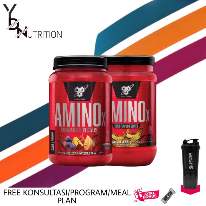 Kesehatan - Bsn Amino X Bcaa 70 Serving Bcaa Powder Suplemen Fitnes Kesehatan Gym