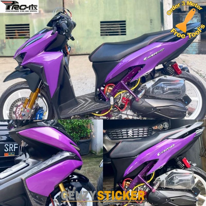 stiker skotlet ungu doff sticker scotlite purple dop scotlet