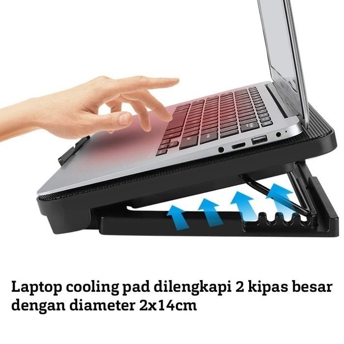 Kipas Pendingin Laptop Big Fan Cooler ACE Stand Cooling Pad Cooler Kipas pendingin Laptop Notebook 2 Kipas N99