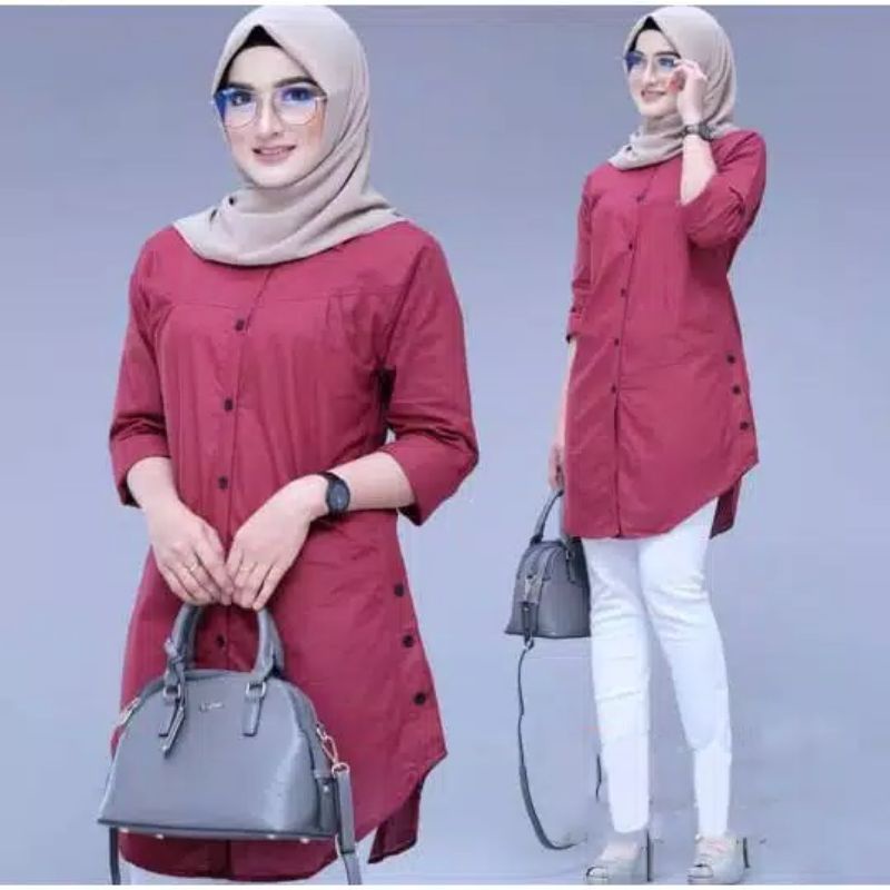 Dinda Tunik | Blouse Atasan Wanita Muslim
