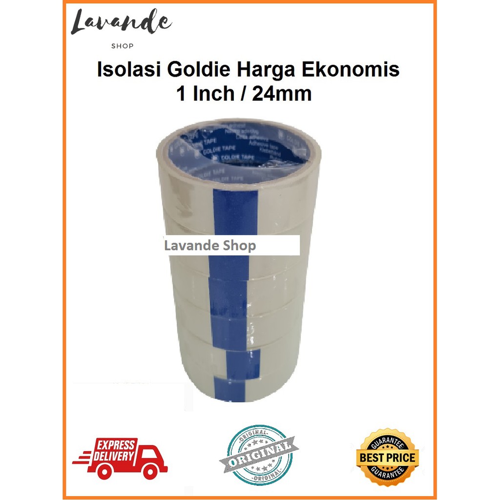 

ISOLASI 1 INCH MURAH / SOLATIP 1 INCH / ISOLASI 24 MM (6 PCS)