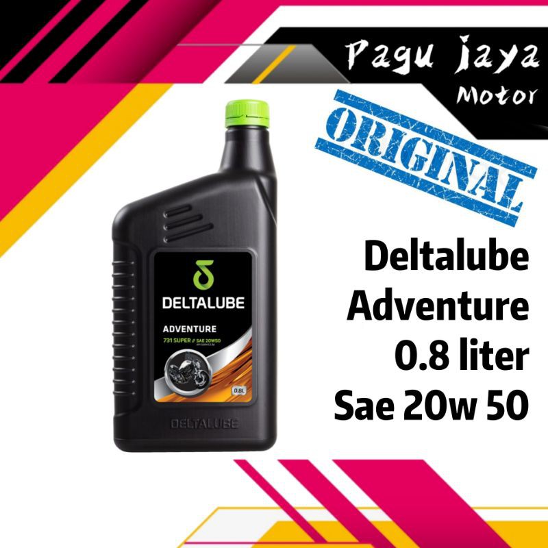 oli mesin DELTALUBE ADVENTURE 737 super 0.8 liter sae 20w 50