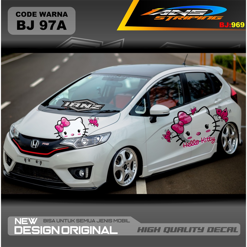 STICKER DECAL MOBIL JAZZ / STIKER MOBIL BRIO / DECAL STIKER MOBIL SWIFT / STIKER MOBIL TOYOTA / DECAL STICKER MOBIL / STIKER YARIS AYLA