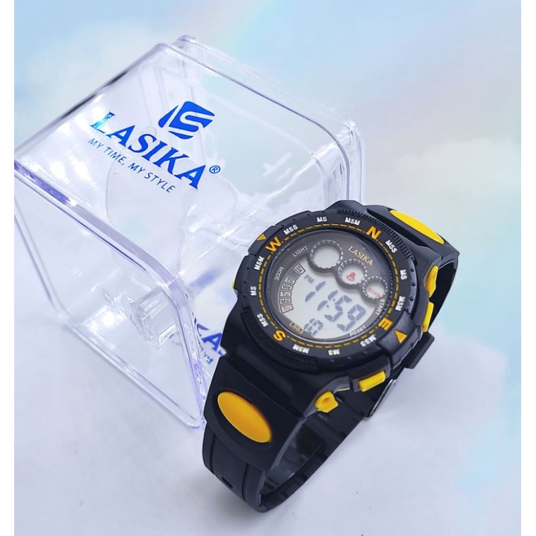 JAM TANGAN COWOK CEWEK SPORTY ORIGINAL WATER RESIST LASIKA NEW LIMITED EDITION