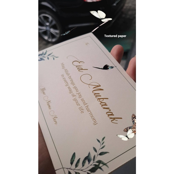 

20 pcs KARTU UCAPAN LEBARAN IDUL FITRI 11x 6 cm