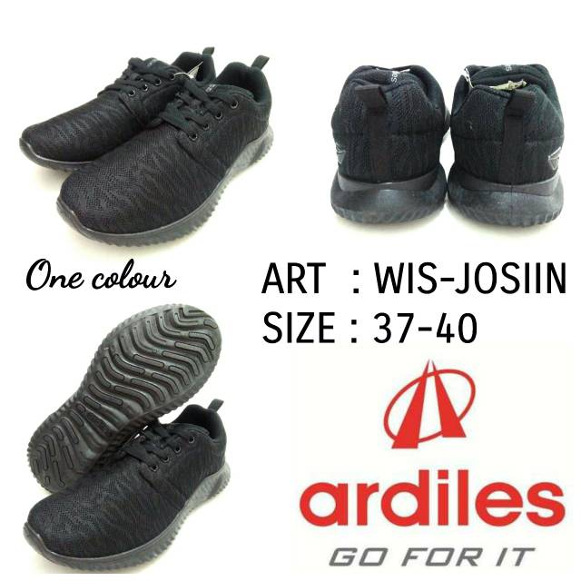 SEPATU SEKOLAH UNISEX ARDILES WIS JOSIN HITAM 37-40